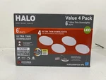 Halo 6 In. 3000K-5000K Select Cct Led White Recessed Light (4PK) 885 Lumens. Fixed Price $34.95.