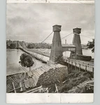 Nicollet Island First Suspension Bridge Over River 1949 Rare Press Photo. Fixed Price $50.00.
