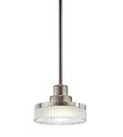 Kichler Lighting 10718NI Tierra Fluorescent Mini Pendant, Satin Nickel. Fixed Price $49.95.