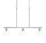 Light Island Chandelier Myles Hampton Bay 1012 653 527 Brushed Nickel *new*. Fixed Price $54.99.