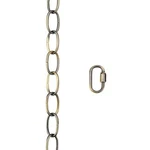 Aspen Creative 21108-51STEEL 6 Feet Heavy Duty Chain & Quick Link Connector F.... Fixed Price $19.37.