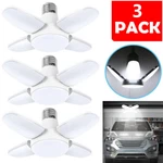 3 Pack Led Garage Bulb Deformable Ceiling Fixture Lights E27 Workshop Lamp. Fixed Price $10.69.