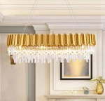 Meelighting Modern Crystal Chandelier Luxury Oval Raindrop Contemporarygold 3464. Fixed Price $145.49.