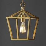 Jonathan Y Oslin 8 In. 1-LIGHT Vintage Farmhouse Iron Pagoda Led Pendant, Gold. Fixed Price $49.95.