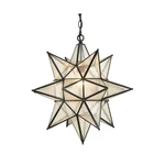 Diryzon Eul 20 Inch Modern Moravian Star Pendant Lighting Seeded Glass .... Fixed Price $412.25.