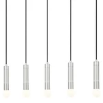 Z-lite 1956P-5L Stari Light 42"W Linear Pendant Nickel. Fixed Price $714.00.