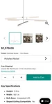*brand New* Visual Comfort Tech Light Chandelier. Fixed Price $625.00.