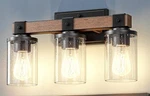 New Edishine Bubble Glass Farmhouse Vanity Light. Fixed Price $45.00.