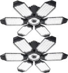 2PACK 200W Led Garage Lights,deformable 20000LM Bulb Ceiling Workshop Lamp. Fixed Price $34.90.