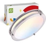 Led Flush Mount Ceiling Light Fixture Frosted Round Double Asd. Fixed Price $29.98.