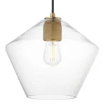 Maxim 21337CL Geode 12"W Pendant - Brass. Fixed Price $214.00.