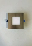 Ndr Electric Razor-s 4" Ultra Thin Recess.sq. DOWNLIGHT,DIMMABLE,650LM,9W,CHROME. Fixed Price $14.50.