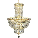 Elegant Lighting V2528D18G/RC Tranquil Mini Chandelier Gold. Fixed Price $786.00.