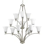 Progress Lighting P4497 Nickel Joy 12-LIGHT 38"W Chandelier. Fixed Price $843.70.