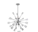 Home Decorators Collection Kimberly 9-LIGHT Crystal Chrome Sputnik Chandelier. Fixed Price $49.99.