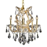 Elegant M Theresa 6-LT 20" Royal Cut Chandelier, Gold/clear 2801D20G-RC. Fixed Price $712.00.