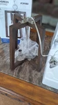 Progress Lighting 3-LIGHT Teak Wood Satin Nickel Farmhouse Pendant P500254-147. Fixed Price $99.99.