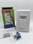 Motion Sensor Light Switch, Wall Plate Included, White, Ul Listed. Fixed Price $12.95.