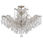 Crystorama Maria Trsa 6 Lt Spec Chrm Sem-flsh Ii 4439-CH-CL-SAQ-CEILING. Fixed Price $2629.99.