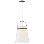 Lark Tori Light 14" Pendant, Black/cased Opal - 83054BK. Fixed Price $374.00.