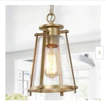 Modern Brass Seeded Glass Mini Pendant Light For Kitchen Island Hallway Gold. Fixed Price $35.00.