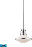 Elk Lighting Retrospectives One Pendant 17054/1 Polished Chrome 800 Lm. Fixed Price $79.99.