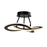 Artcraft Wave Light 24W Led Semi-flush Mount, Black AC7078BK. Fixed Price $417.00.