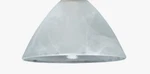Besa Lighting Domi Glass Marble White 174352GO Mini Pendant. Fixed Price $38.49.