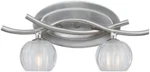 Triarch 25352 Cosmo Bathroom Light, Satin Nickel/brushed Steel. Fixed Price $109.99.