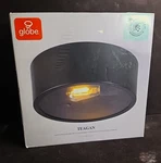 Globe Electric Teagan 1-LIGHT Dark Bronze Outdoor Indoor Flush Mount Ceiling. Fixed Price $27.98.