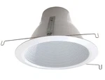 6" Self Flange Air Tight Baffle Trim For Line Voltage Recessed Light-white. Fixed Price $7.78.