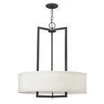 Hinkley Hampton Light Chandelier Inverted Pendant, Buckeye Bronze - 3204KZ. Fixed Price $1199.00.