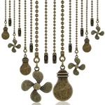 Dingion 8 Pieces Bronze Ceiling Fan Pull Chain Extension 12 Inches. Fixed Price $17.30.