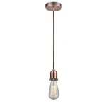 Innovations Whitney Bare Bulb Mini Pendant, Ac/brown 100AC-10BR-0AC. Fixed Price $79.20.