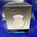 Westinghouse 6660700 One-light Flush-mount Interior Ceiling Fixture,white Finish. Fixed Price $23.88.