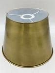 Pottery Barn Hood Tapered Metal Shade Brass Large 12.5" Diam #X718. Fixed Price $41.99.