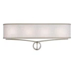 Feiss Parchment Park Light 24 Inch Vanity, Dark Silver Mesh Fabric, VS21204SL. Fixed Price $134.98.
