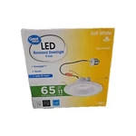 New* Great Value Led Recessed Down Light 6" Dimmable Retrofit 65 45 Yr Bulb. Fixed Price $10.00.