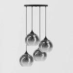 Ink+ivy Mandal Grey Ombre Glass Pendants With 4 Lights. Open Box. Local Pick Up. Fixed Price $140.00.