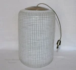 Lbl Tech Lighting Mini Aiko Pendant Glass HS577OPSC1BFSJ Opal White Sat Nickel. Fixed Price $50.00.